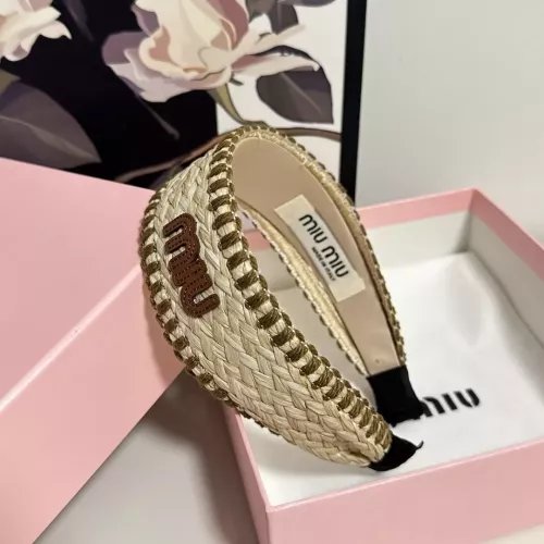 Replica MIU MIU Headband For Women #1332217 $29.00 USD for Wholesale