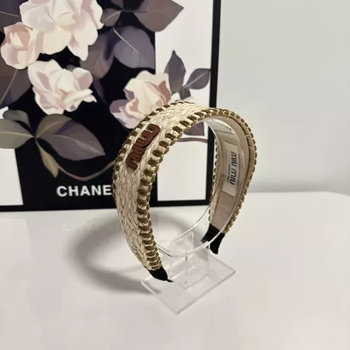 Replica MIU MIU Headband For Women #1332217 $29.00 USD for Wholesale