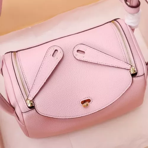 Replica Hermes AAA Quality Handbags In Gold For Women #1332224 $165.00 USD for Wholesale