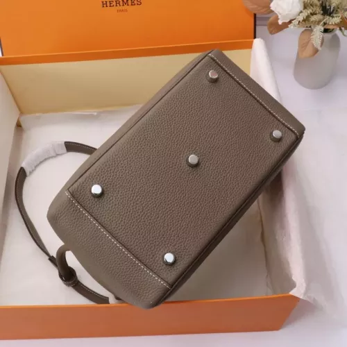 Replica Hermes AAA Quality Handbags In Silver For Women #1332244 $165.00 USD for Wholesale