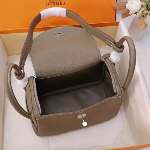Replica Hermes AAA Quality Handbags In Silver For Women #1332244 $165.00 USD for Wholesale