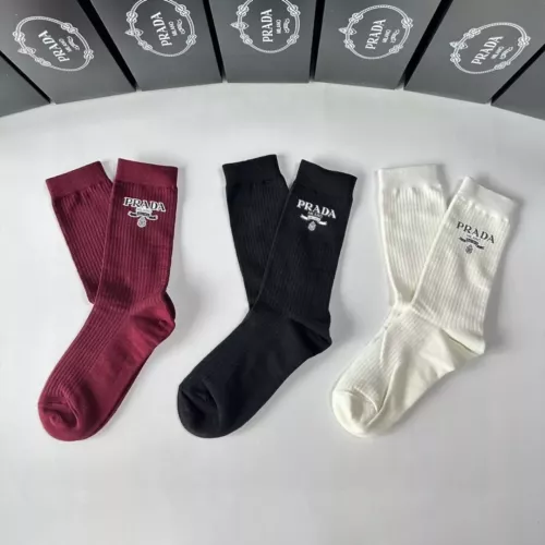 Replica Prada Socks #1332410 $32.00 USD for Wholesale