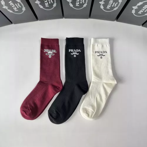 Replica Prada Socks #1332410 $32.00 USD for Wholesale