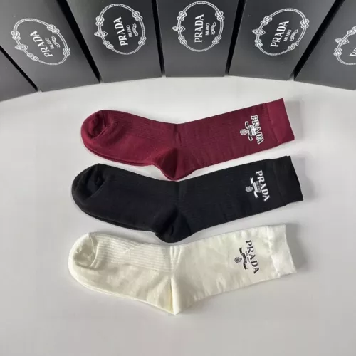 Replica Prada Socks #1332410 $32.00 USD for Wholesale