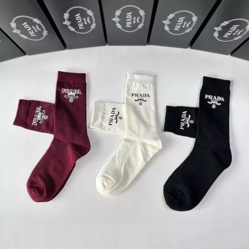 Replica Prada Socks #1332410 $32.00 USD for Wholesale