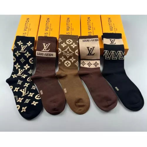 Replica Louis Vuitton LV Socks #1332412 $29.00 USD for Wholesale
