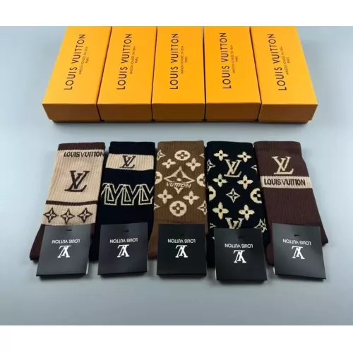 Replica Louis Vuitton LV Socks #1332412 $29.00 USD for Wholesale