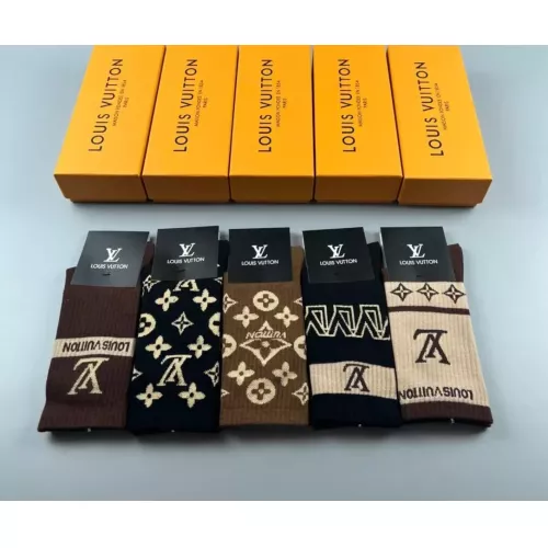 Replica Louis Vuitton LV Socks #1332412 $29.00 USD for Wholesale