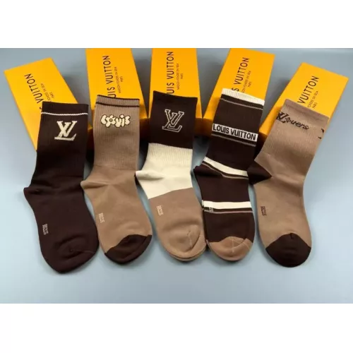 Replica Louis Vuitton LV Socks For Women #1332413 $29.00 USD for Wholesale