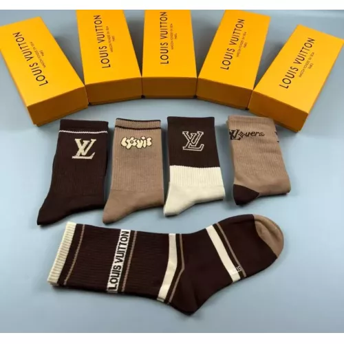 Replica Louis Vuitton LV Socks For Women #1332413 $29.00 USD for Wholesale