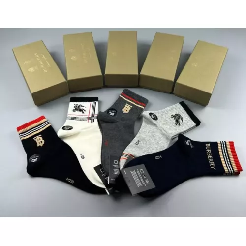 Replica Burberry Socks #1332422 $25.00 USD for Wholesale