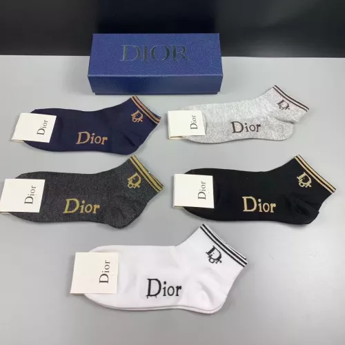 Replica Christian Dior Socks #1332430 $25.00 USD for Wholesale
