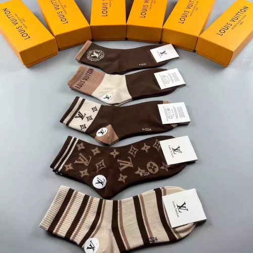 Replica Louis Vuitton LV Socks For Women #1332440 $25.00 USD for Wholesale