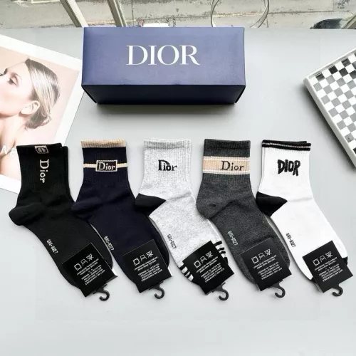 Replica Christian Dior Socks #1332472 $25.00 USD for Wholesale