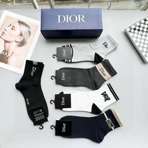 Replica Christian Dior Socks #1332472 $25.00 USD for Wholesale