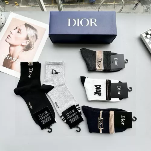 Replica Christian Dior Socks #1332472 $25.00 USD for Wholesale