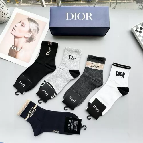 Replica Christian Dior Socks #1332472 $25.00 USD for Wholesale