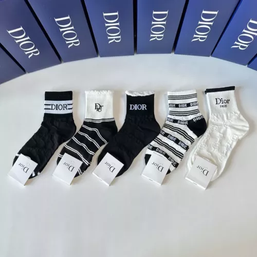 Replica Christian Dior Socks #1332474 $27.00 USD for Wholesale