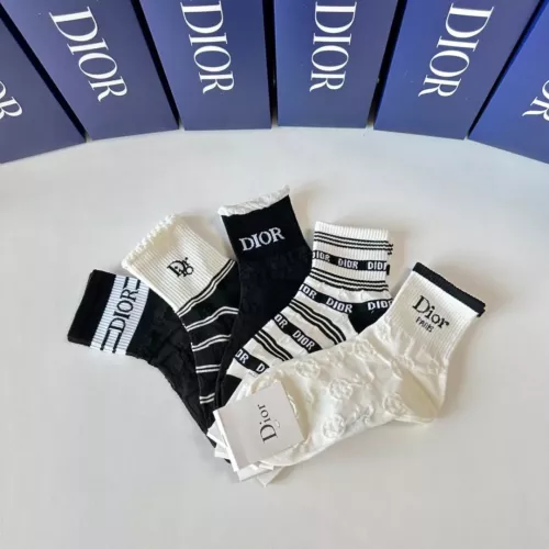 Replica Christian Dior Socks #1332474 $27.00 USD for Wholesale