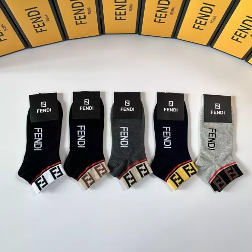 Replica Fendi Socks #1332476 $27.00 USD for Wholesale