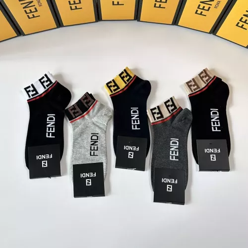Replica Fendi Socks #1332476 $27.00 USD for Wholesale