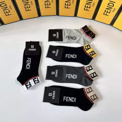 Replica Fendi Socks #1332476 $27.00 USD for Wholesale