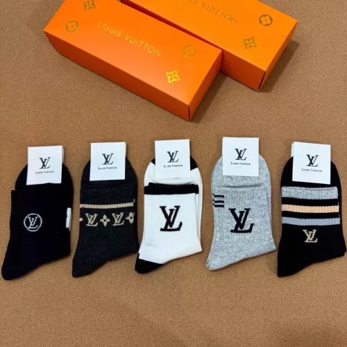 Replica Louis Vuitton LV Socks #1332480 $25.00 USD for Wholesale