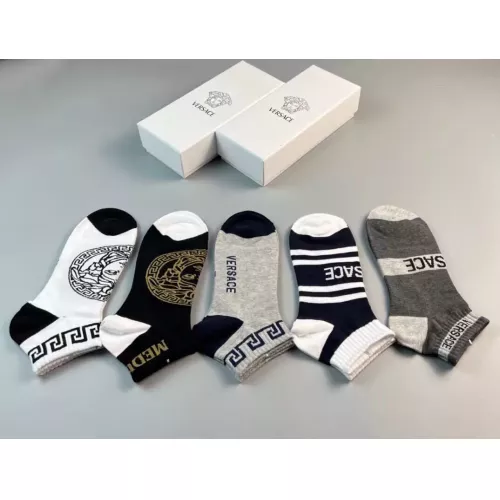 Replica Versace Socks For Men #1332481 $25.00 USD for Wholesale