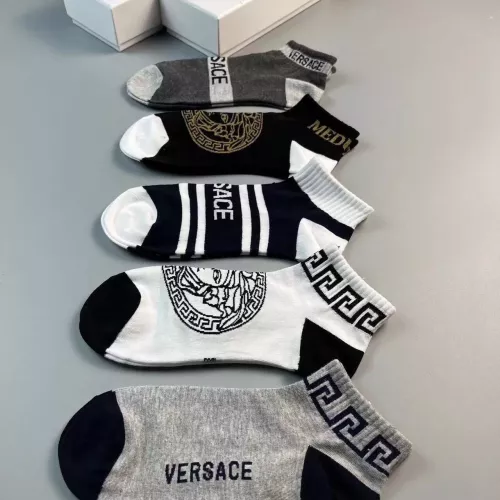 Replica Versace Socks For Men #1332481 $25.00 USD for Wholesale
