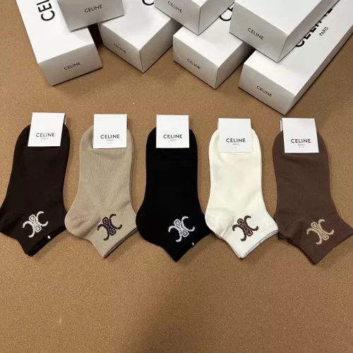 Replica Celine Socks For Women #1332484 $25.00 USD for Wholesale