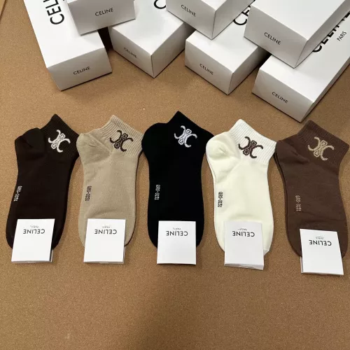 Replica Celine Socks For Women #1332484 $25.00 USD for Wholesale