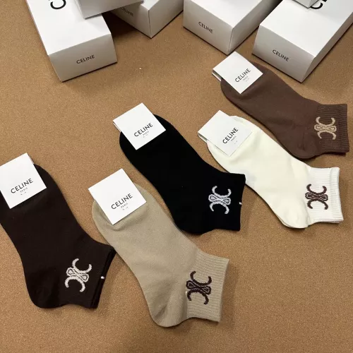 Replica Celine Socks For Women #1332484 $25.00 USD for Wholesale