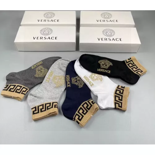 Replica Versace Socks For Men #1332487 $25.00 USD for Wholesale