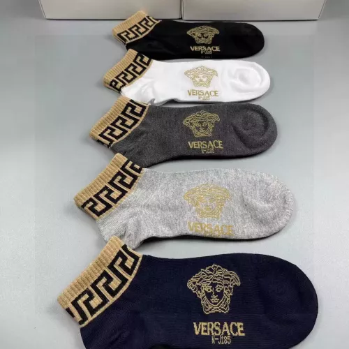 Replica Versace Socks For Men #1332487 $25.00 USD for Wholesale