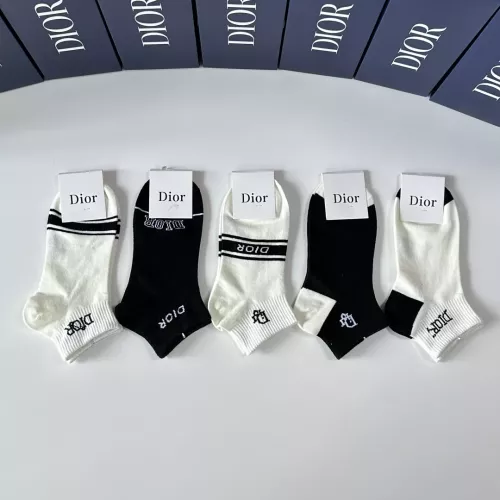 Replica Christian Dior Socks #1332489 $27.00 USD for Wholesale