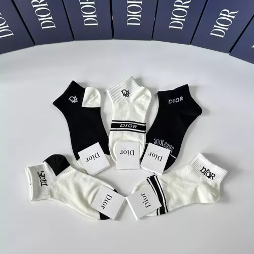 Replica Christian Dior Socks #1332489 $27.00 USD for Wholesale