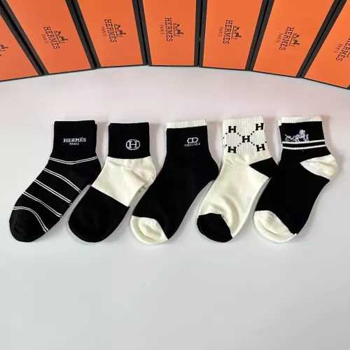 Replica Hermes Socks #1332498 $27.00 USD for Wholesale
