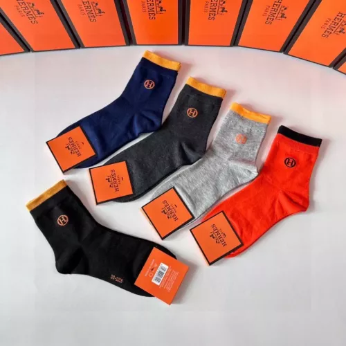 Replica Hermes Socks #1332502 $29.00 USD for Wholesale