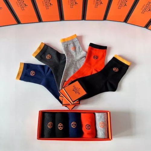 Replica Hermes Socks #1332502 $29.00 USD for Wholesale