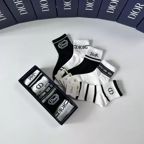 Replica Christian Dior Socks #1332508 $27.00 USD for Wholesale