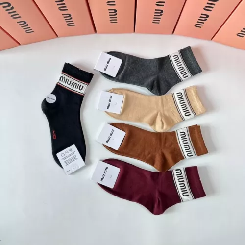 Replica MIU MIU Socks #1332509 $27.00 USD for Wholesale