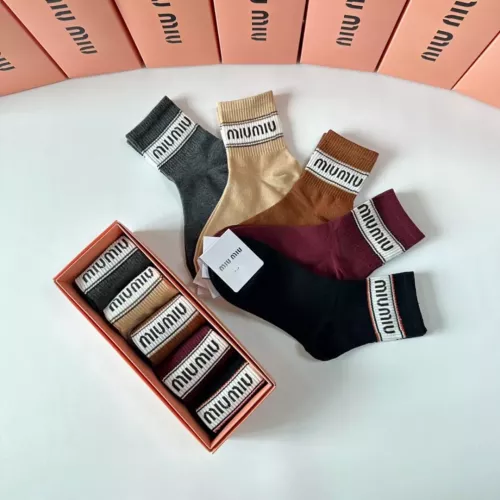 Replica MIU MIU Socks #1332509 $27.00 USD for Wholesale