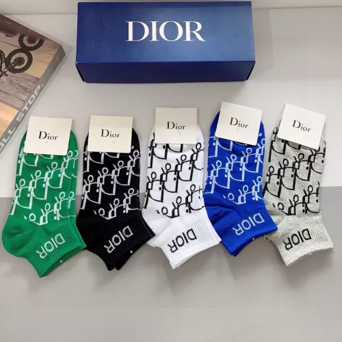 Replica Christian Dior Socks #1332512 $27.00 USD for Wholesale