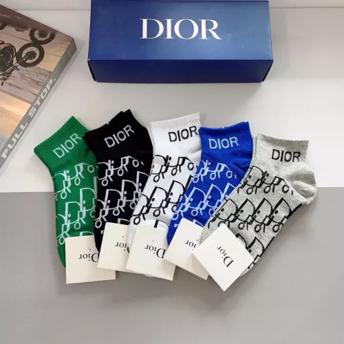 Replica Christian Dior Socks #1332512 $27.00 USD for Wholesale
