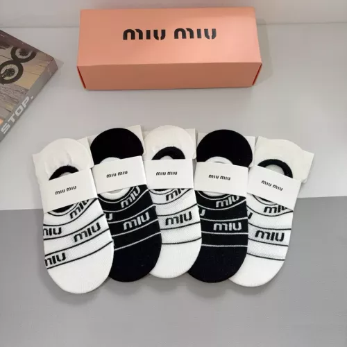 Replica MIU MIU Socks #1332513 $27.00 USD for Wholesale