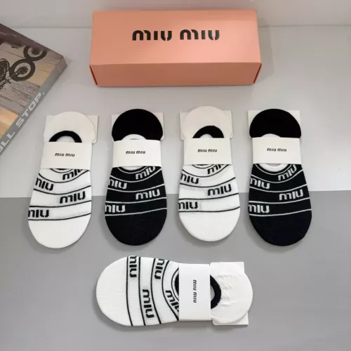 Replica MIU MIU Socks #1332513 $27.00 USD for Wholesale