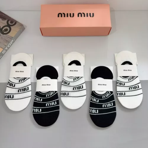Replica MIU MIU Socks #1332513 $27.00 USD for Wholesale