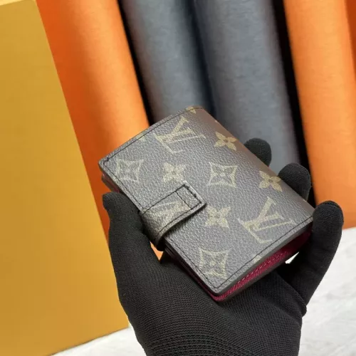 Replica Louis Vuitton LV Card Case In Rose Red #1332877 $45.00 USD for Wholesale