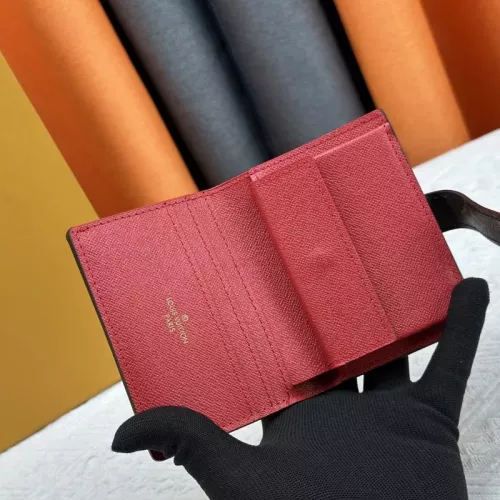 Replica Louis Vuitton LV Card Case In Red #1332878 $45.00 USD for Wholesale