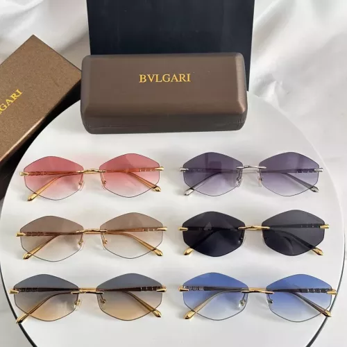 Replica Bvlgari AAA Quality Sunglasses #1333133 $60.00 USD for Wholesale